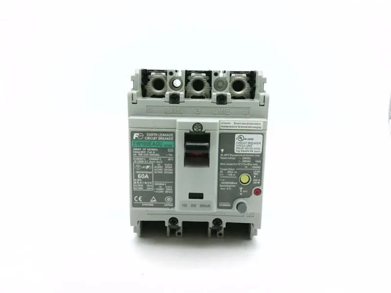 Fuji Electric EW100EAGU-3P060K — Residual Current Breakers (RCCB/RCBO) (image 2)
