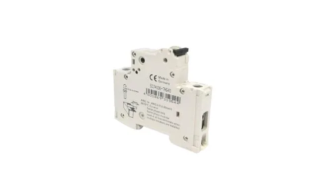 Siemens 5SJ4106-7HG40 — 1-Pole MCB (DIN Rail) (image 2)