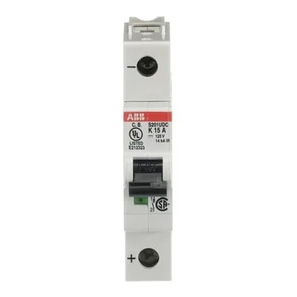 ABB S201UDC-K15 — 1-Pole MCB (DIN Rail) (image 3)
