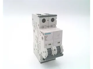 Siemens 5SY6208-7 — 2-Pole MCB (DIN Rail) (image 2)