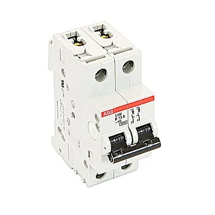 ABB S202-K13 — 2-Pole MCB (DIN Rail)