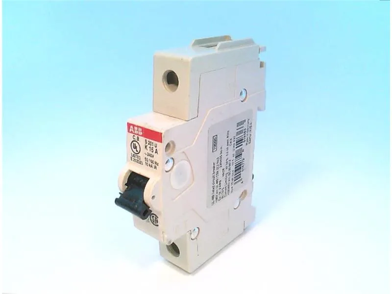 ABB S201U-K15 — 1-Pole MCB (DIN Rail) (image 2)