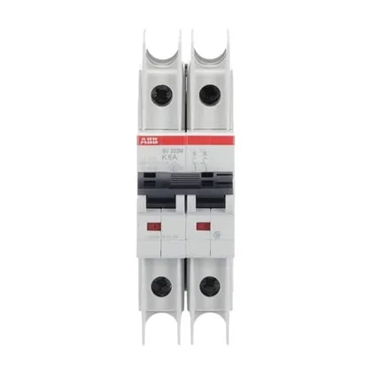 ABB SU202M-K6 — 2-Pole MCB (DIN Rail) (image 2)