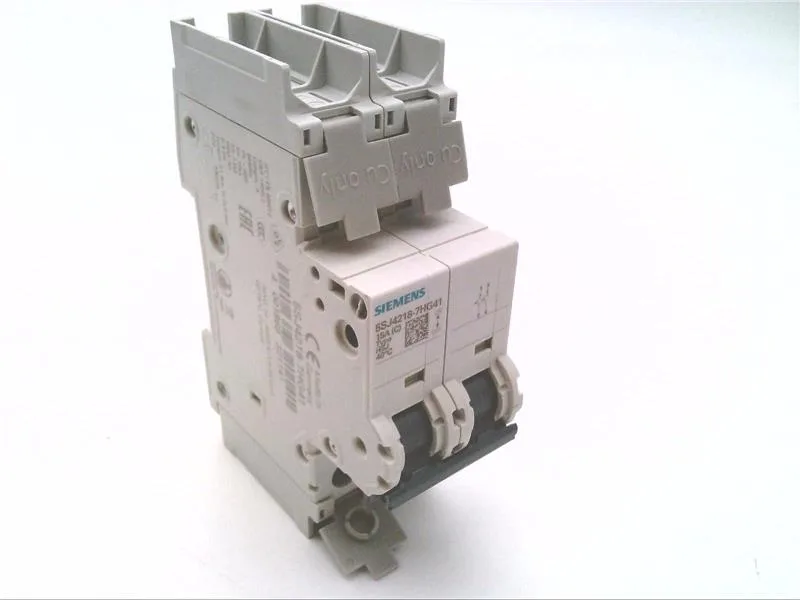 Siemens 5SJ4218-7HG41 — 2-Pole MCB (DIN Rail) (image 2)