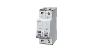 Siemens 5SY5206-7 — 2-Pole MCB (DIN Rail) (image 2)