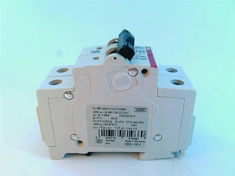 ABB S202U-K40 — 2-Pole MCB (DIN Rail) (image 5)