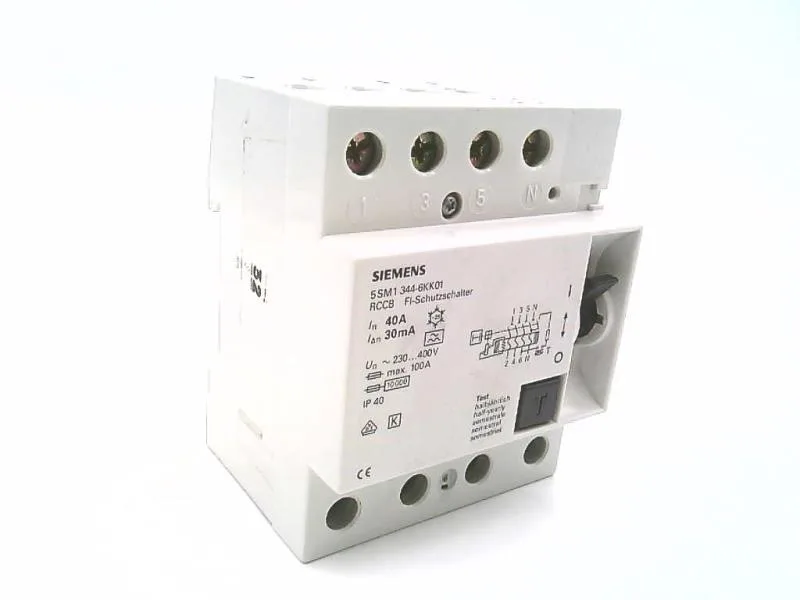 Siemens 5SM1344-6KK01 — Residual Current Breakers (RCCB/RCBO) (image 2)