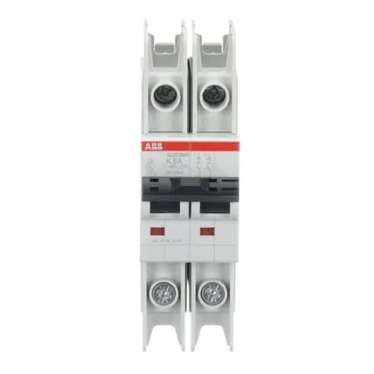 ABB SU202MR-K6 — 2-Pole MCB (DIN Rail) (image 2)