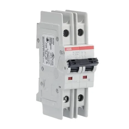 ABB SU202M-K20 — 2-Pole MCB (DIN Rail)