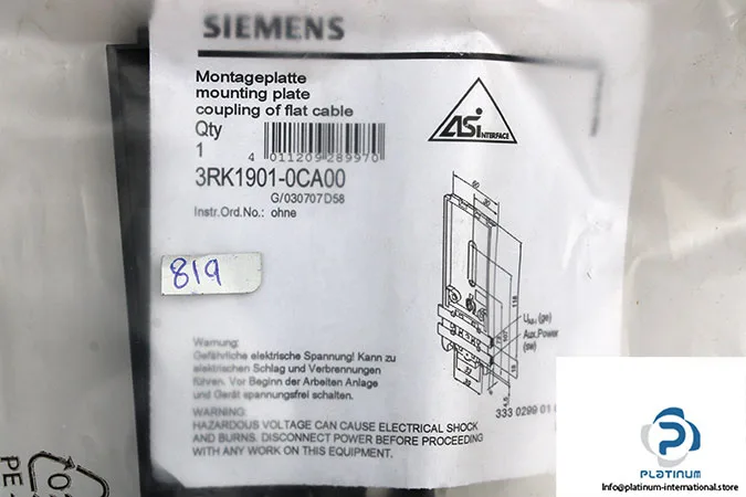 Siemens 3RK1901-0CA00 (image 5)