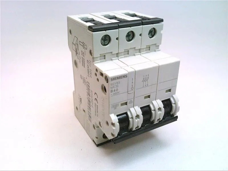 Siemens 5SY6340-6 — 3-Pole MCB (DIN Rail)