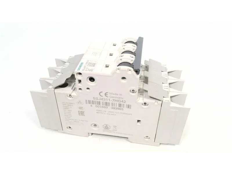 Siemens 5SJ4311-7HG42 — 3-Pole MCB (DIN Rail) (image 3)
