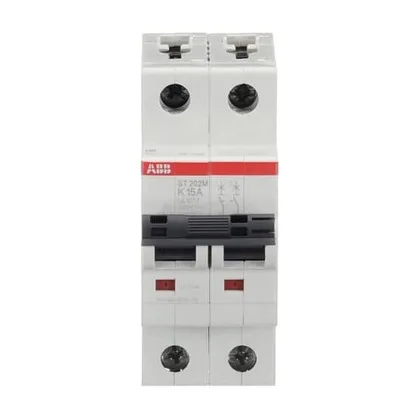 ABB ST202M-K15 — 2-Pole MCB (DIN Rail) (image 3)