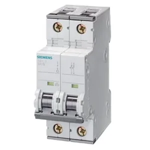 Siemens 5SY6250-7 — 2-Pole MCB (DIN Rail) (image 2)