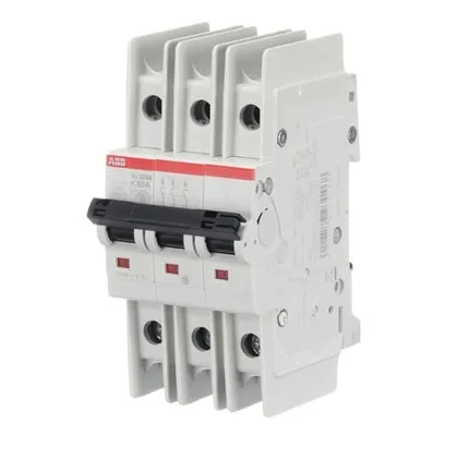 ABB SU203M-K60 — 3-Pole MCB (DIN Rail) (image 2)