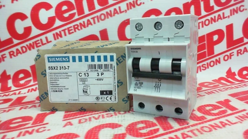 Siemens 5SX2313-7 — 3-Pole MCB (DIN Rail) (image 2)