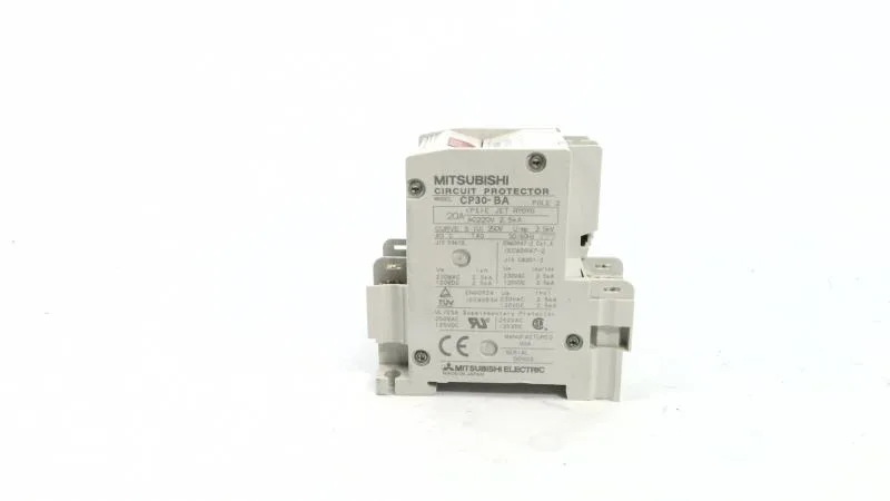 Mitsubishi Electric CP30-BA-2P-20A — 2-Pole MCB (DIN Rail) (image 3)