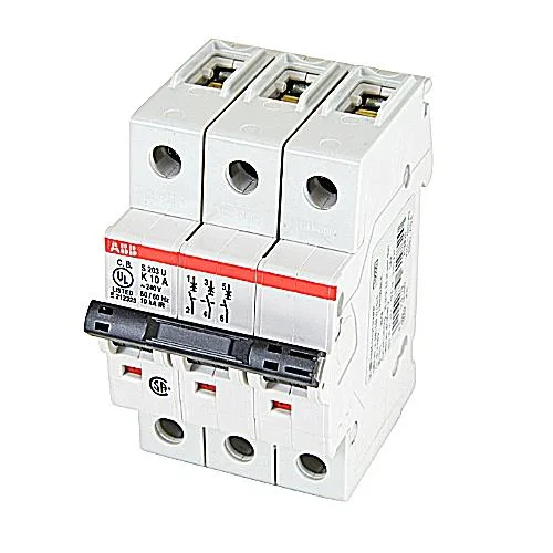 ABB S203U-K10 — 3-Pole MCB (DIN Rail) (image 2)