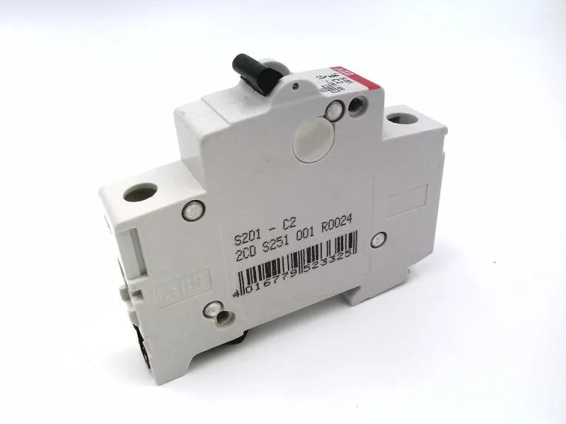 ABB S201-C2 — 1-Pole MCB (DIN Rail)