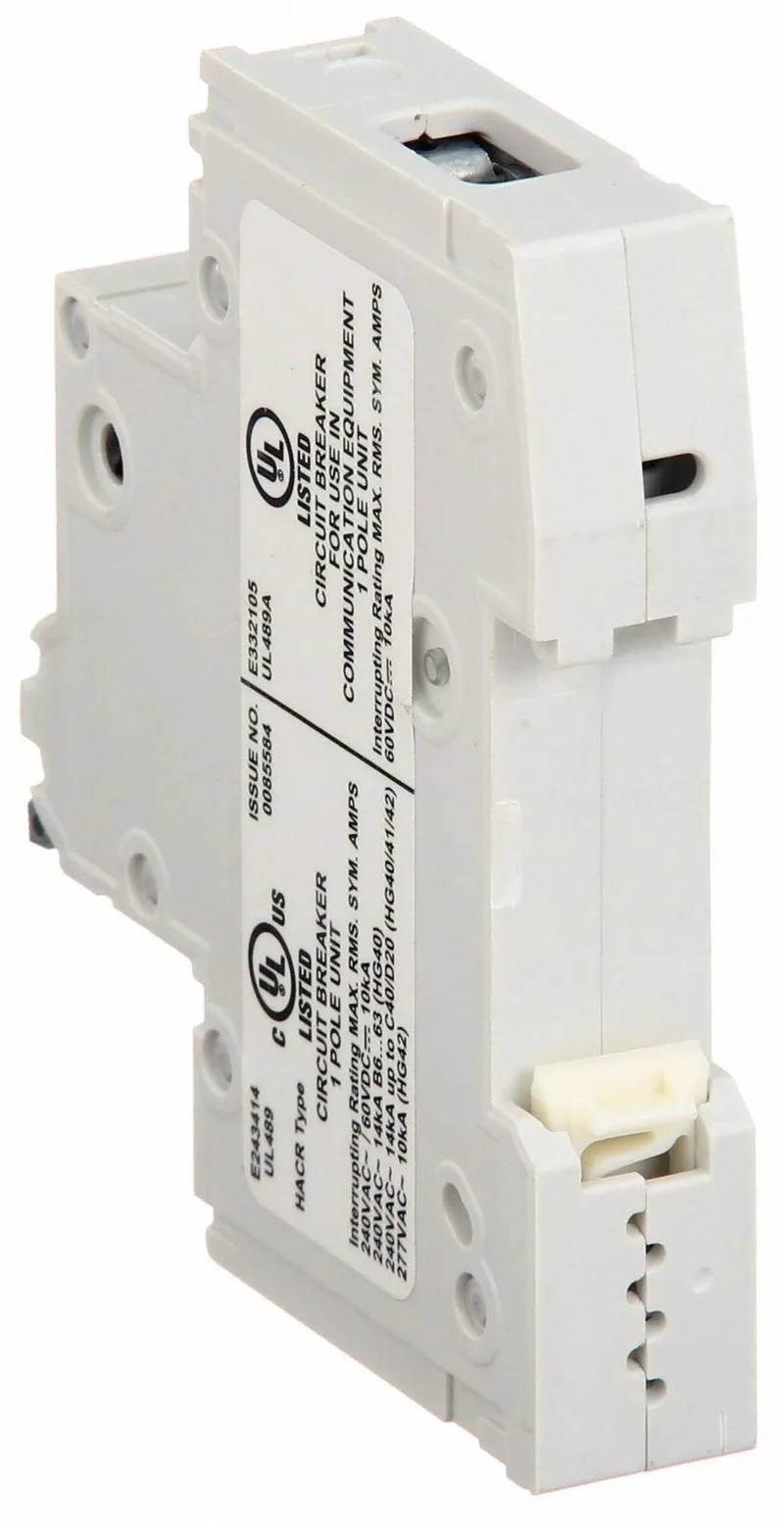 Siemens 5SJ4118-6HG40 — 1-Pole MCB (DIN Rail) (image 4)