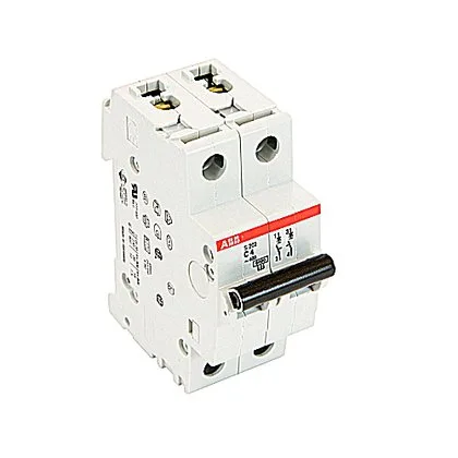 ABB S202-C4 — 2-Pole MCB (DIN Rail)