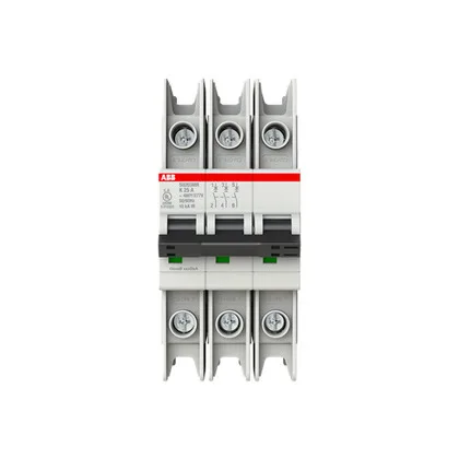 ABB SU203MR-K25 — 3-Pole MCB (DIN Rail) (image 2)