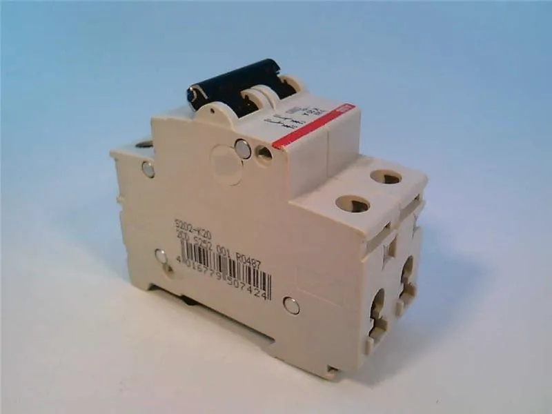 ABB S202-K20 — 2-Pole MCB (DIN Rail) (image 4)