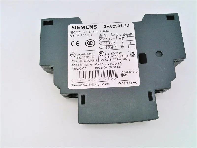 Siemens 3RV2901-1J — Motor Protection Circuit Breakers (MPCB) (image 3)