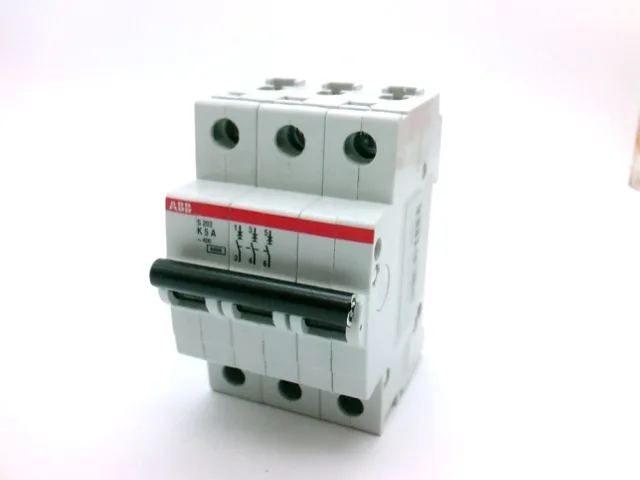 ABB S203-K5 — 3-Pole MCB (DIN Rail) (image 3)
