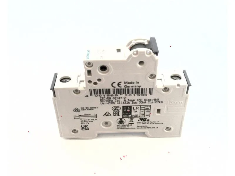 Siemens 5SY4104-8 — 1-Pole MCB (DIN Rail) (image 4)