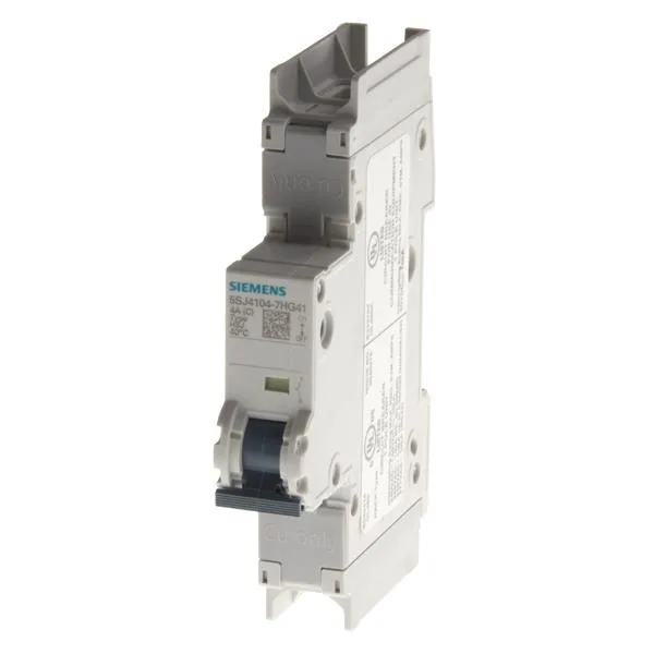 Siemens 5SJ4104-7HG41 — 1-Pole MCB (DIN Rail) (image 2)