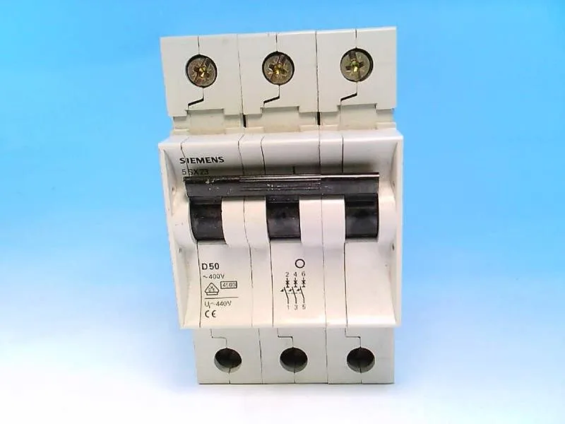 Siemens 5SX2350-8 — 3-Pole MCB (DIN Rail) (image 2)