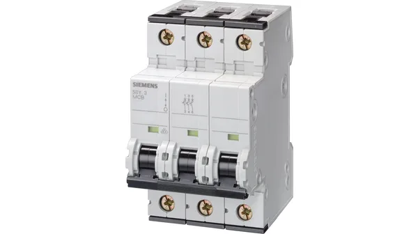Siemens 5SY4304-7 — 3-Pole MCB (DIN Rail) (image 2)