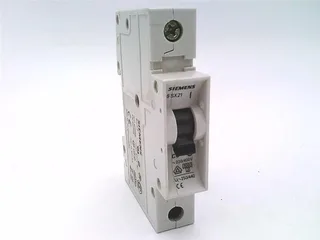 Siemens 5SX2108-7 — 1-Pole MCB (DIN Rail) (image 3)