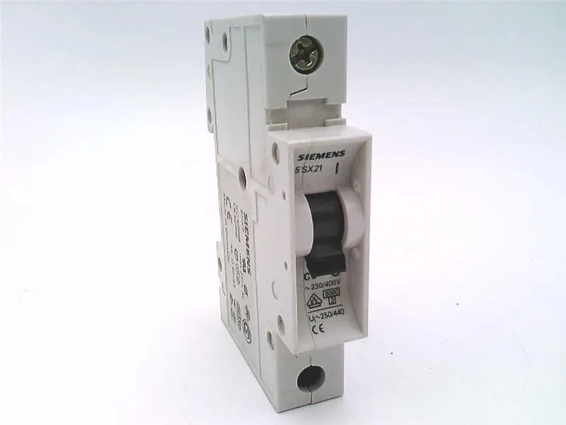 Siemens 5SX2108-7 — 1-Pole MCB (DIN Rail) (image 3)