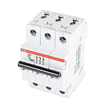 ABB S203-D1 — 3-Pole MCB (DIN Rail)