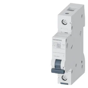 Siemens 5SL6110-7YA — 1-Pole MCB (DIN Rail)