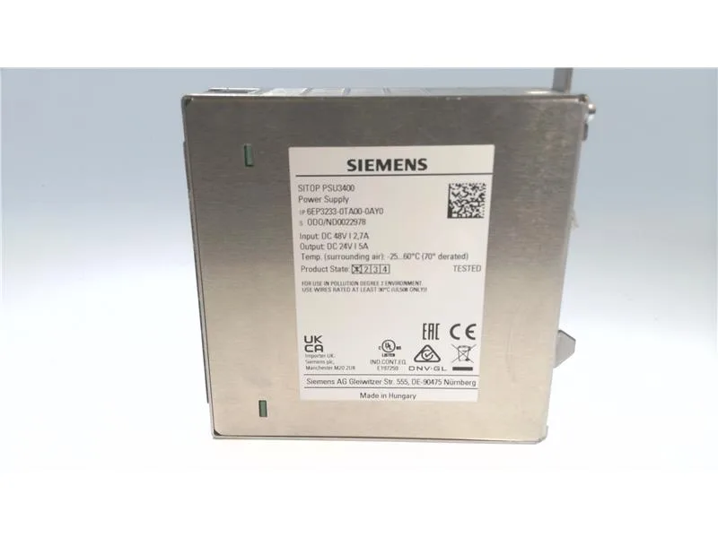 Siemens 6EP3233-0TA00-0AY0 — DIN Rail Power Supplies (image 2)