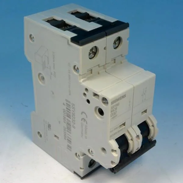 Siemens 5SY8232-8 — 2-Pole MCB (DIN Rail) (image 2)
