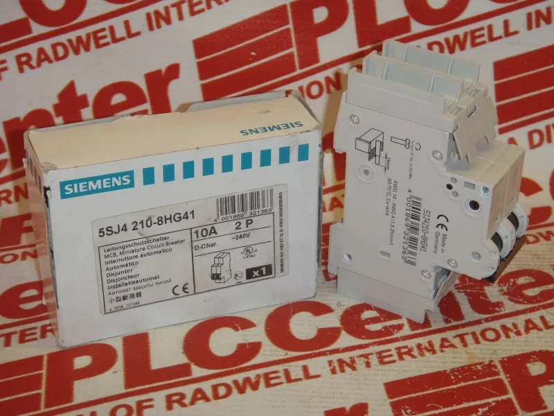 Siemens 5SJ4210-8HG41 — 2-Pole MCB (DIN Rail) (image 2)