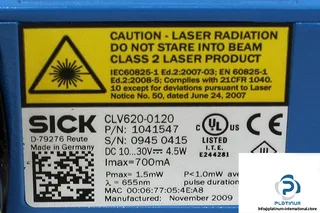 SICK CLV620-0120 — Machine Vision & Barcode (image 5)