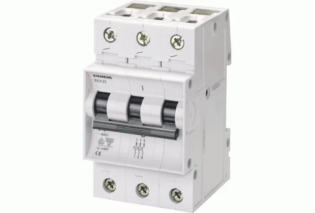 Siemens 5SX4304-7 — 3-Pole MCB (DIN Rail)