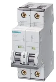 Siemens 5SY4204-7 — 2-Pole MCB (DIN Rail) (image 2)