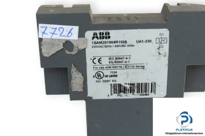 ABB 1SAM201904R1005 — Motor Control Accessories (image 4)