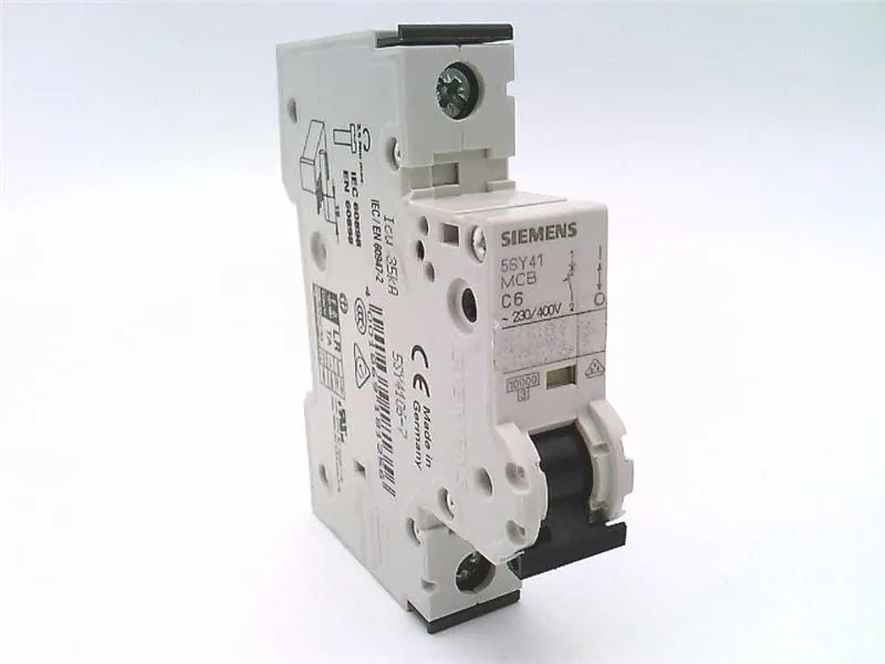 Siemens 5SY4106-7 — 1-Pole MCB (DIN Rail) (image 5)