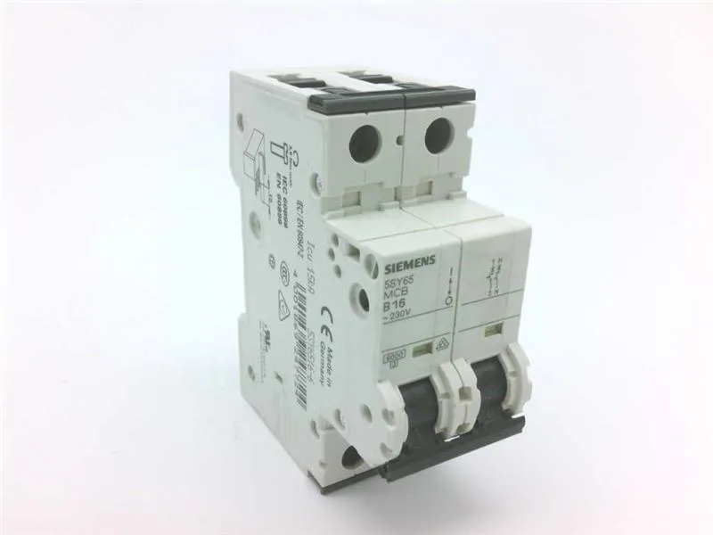 Siemens 5SY6516-6 — 1-Pole MCB (DIN Rail) (image 2)