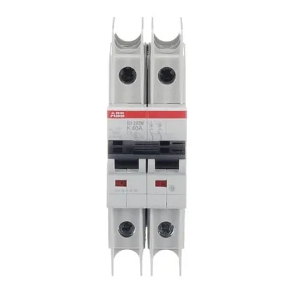 ABB SU202M-K40 — 2-Pole MCB (DIN Rail) (image 3)