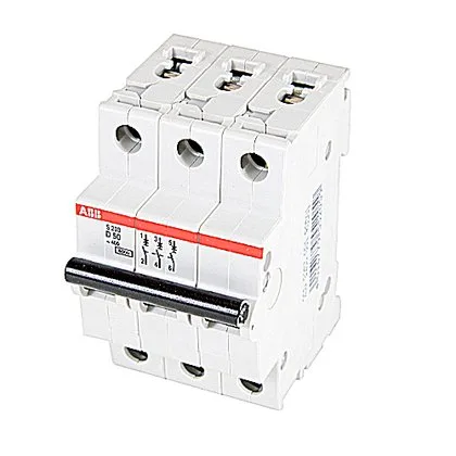 ABB S203-D50 — 3-Pole MCB (DIN Rail) (image 3)