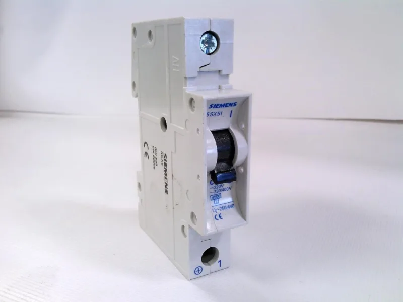 Siemens 5SX5105-7 — 1-Pole MCB (DIN Rail) (image 2)