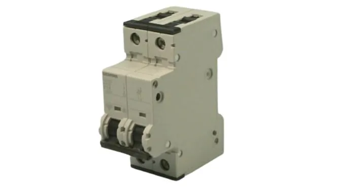 Siemens 5SY6213-7 — 2-Pole MCB (DIN Rail) (image 2)